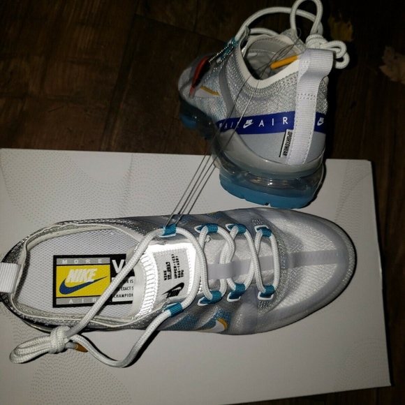 New Men's Nike Air Vapormax 2019 SE Wolf Grey Blue - Picture 8 of 8